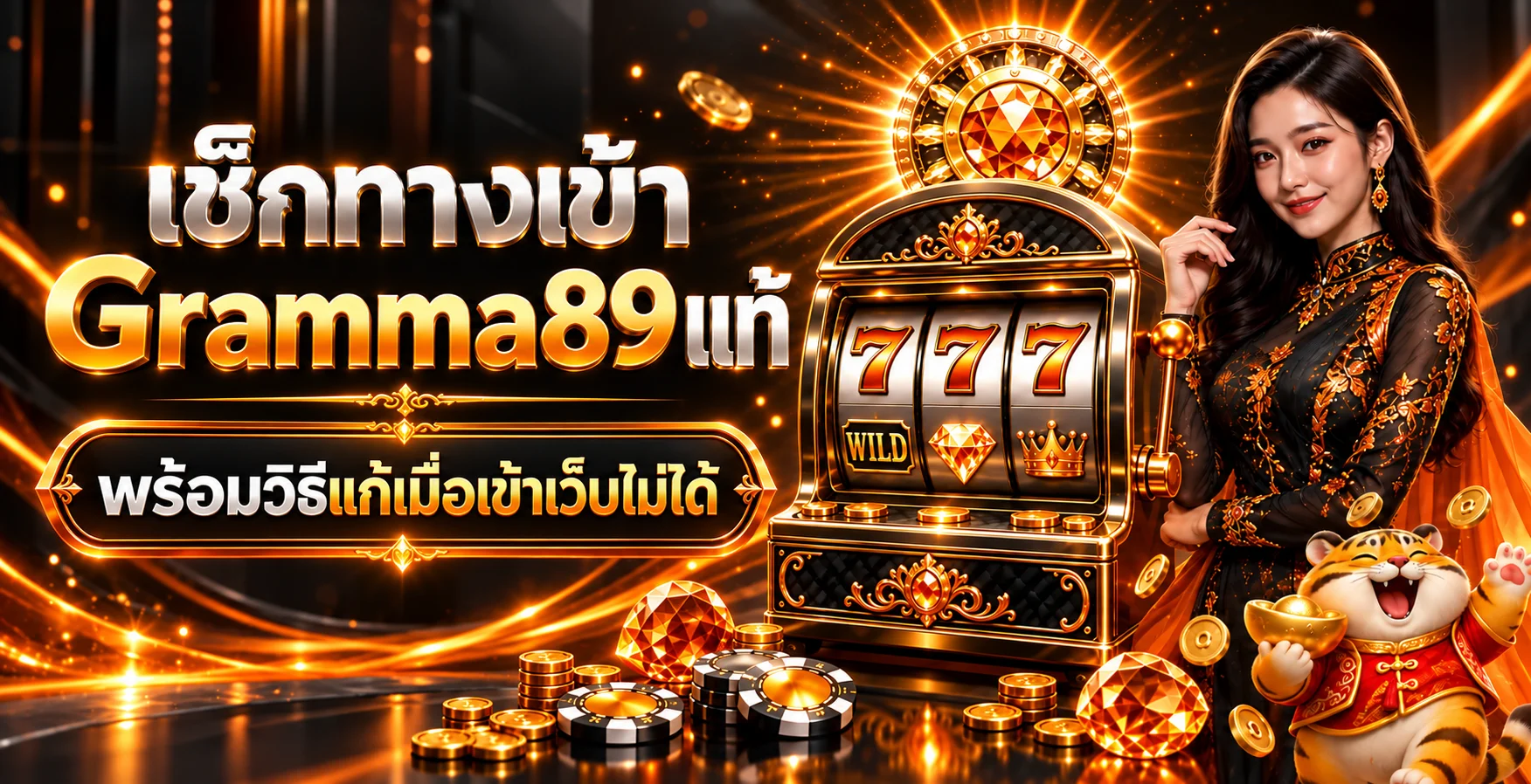 Gramma89 ทางเข้าแท้ วิธีเช็กและแก้เข้าเว็บไม่ได้